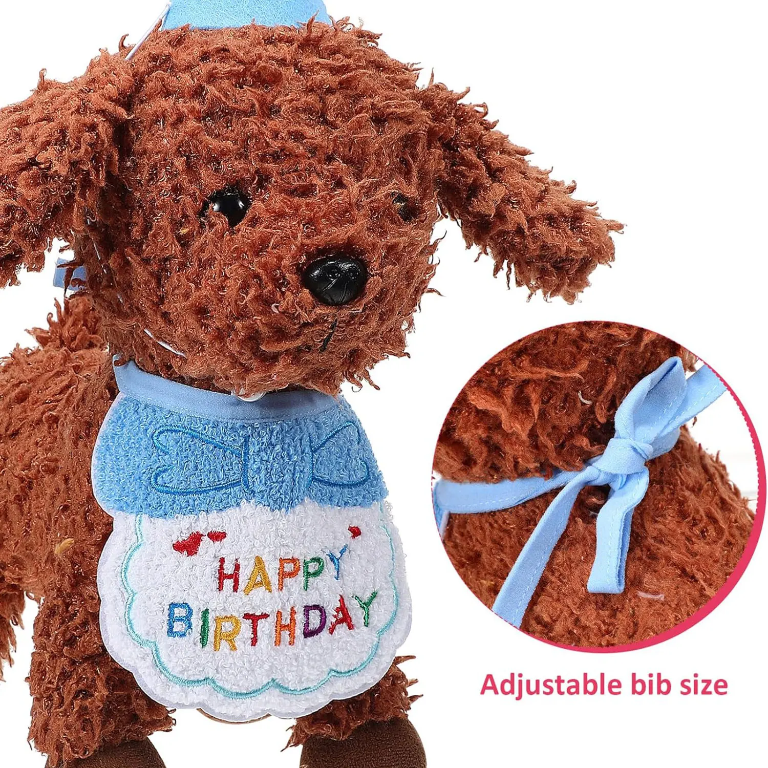 Bandana e Chapéu de Aniversário para Gato e Cão, 2 Peças - Image 3