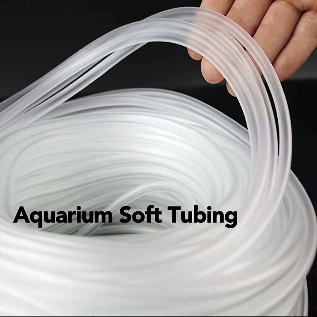 Tubo de Ar para Aquário Transparente 4x6mm Flexível PVC - Imagem 3