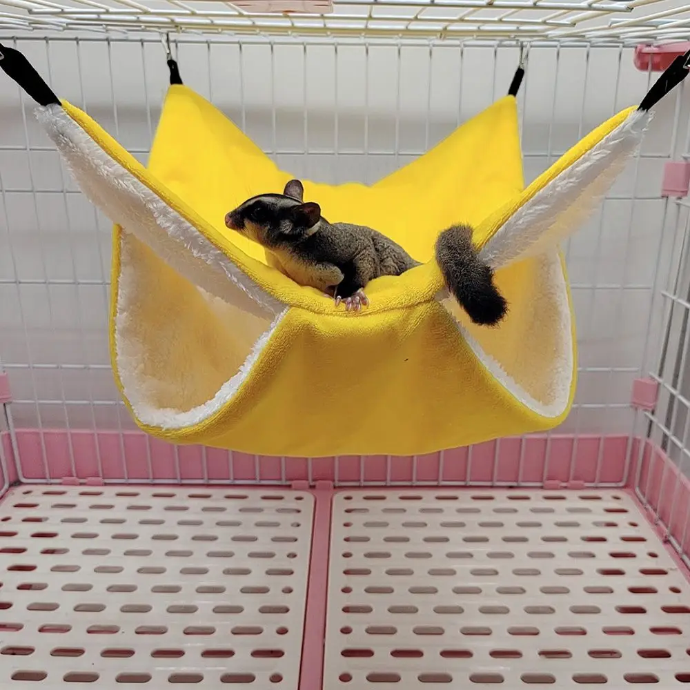 Rede de Pelúcia Dupla para Hamster e Roedores com 4 Clipes - Image 3