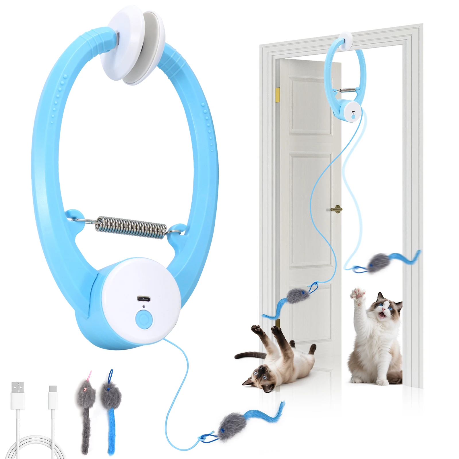 brinquedo elétrico para gatos recarregável