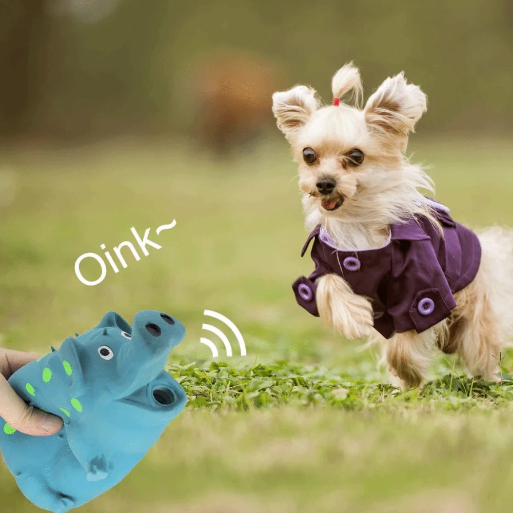 Brinquedo de Látex para Cães com Som Squeaker 17,5 cm - Imagem 5
