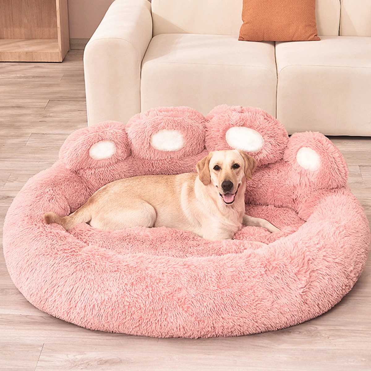 Cama Sofá para Cães e Gatos de Fleece com Capa Removível - Image 2