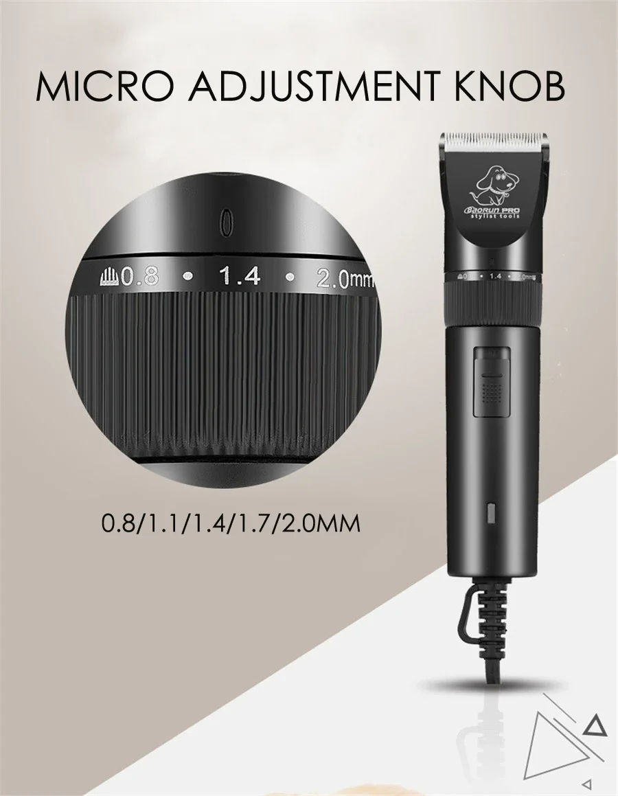 Máquina de Tosa Baorun S1 para Cães e Gado com Fio Profissional - Imagem 5
