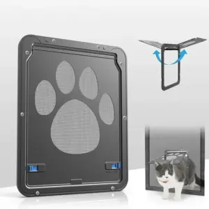 portão para cães e gatos com fechadura