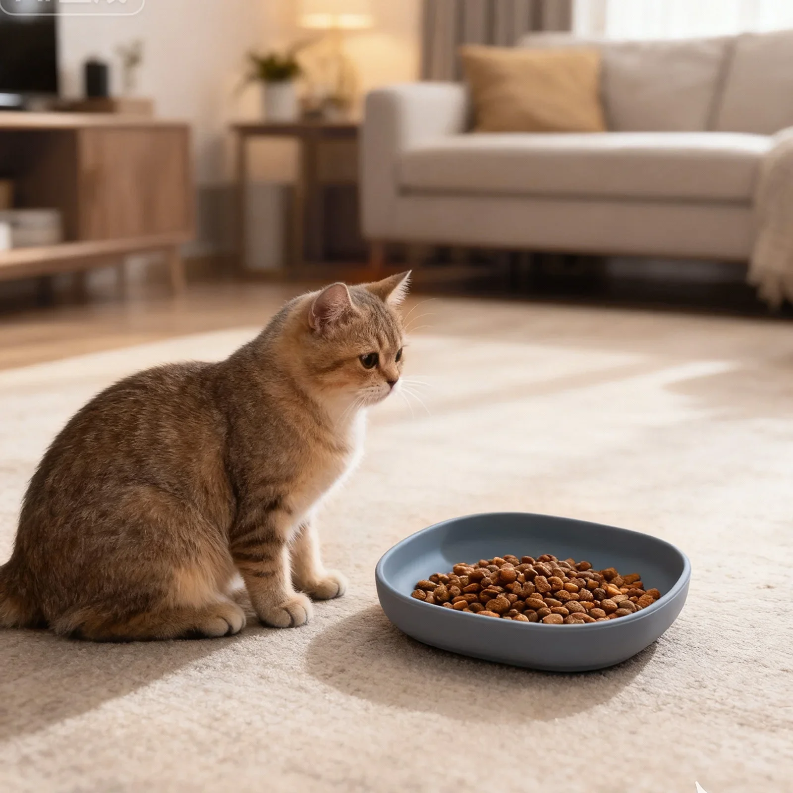 Tigela de Silicone para Gatos Raso com Base Antiderrapante - Imagem 6
