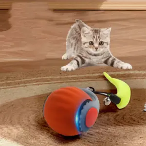bola de brinquedo elétrica para gatos