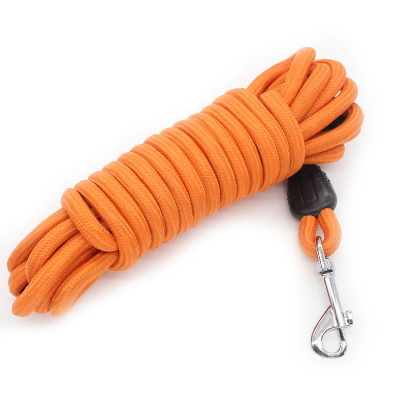 Coleira Guia para Cães de Nylon Resistente 5M/10M/15M com Mosquetão com Trava - Imagem 3