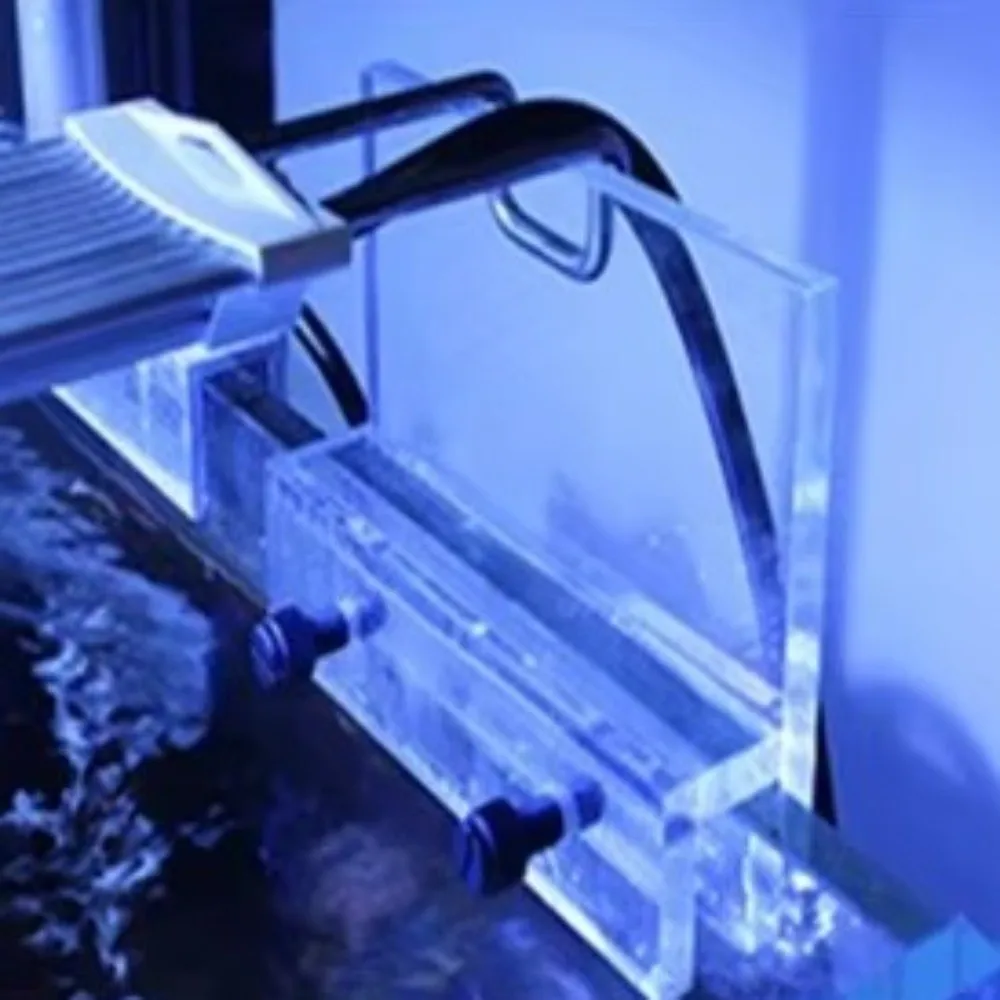 Suporte de Luz LED para Aquário de Acrílico Transparente sem Furos - Imagem 2