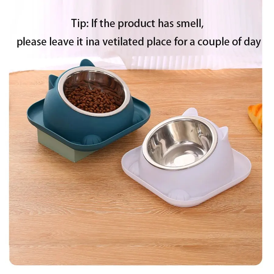 Tigela de Aço Inoxidável para Gatos e Cães Antiformiga com Base Fixa - Imagem 5