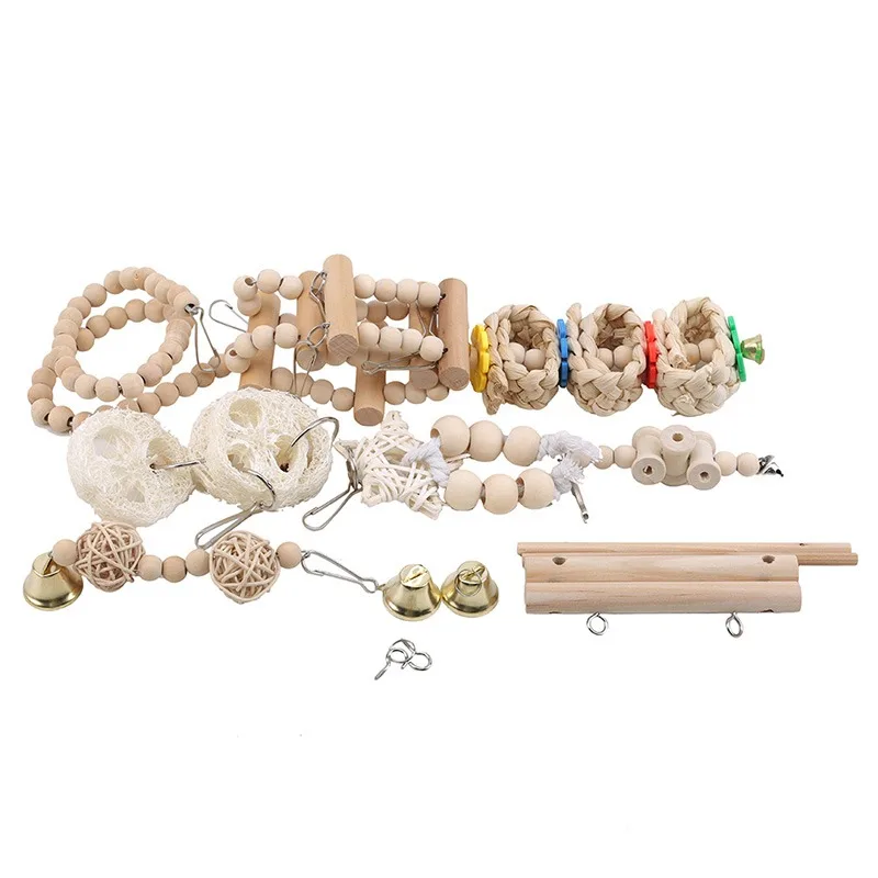 Brinquedo de Corda para Papagaio e Calopsita de Algodão 50 cm - Imagem 3