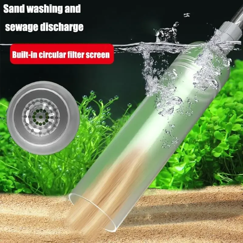 Sifão para Aquário Grande com Extensão de Tubo e Fluxo Ajustável - Imagem 5