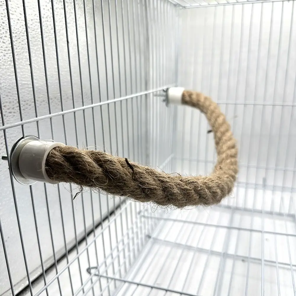 Polo de Corda para Pássaros de Cânhamo 2 cm Diâmetro Encaixe na Gaiola - Imagem 3