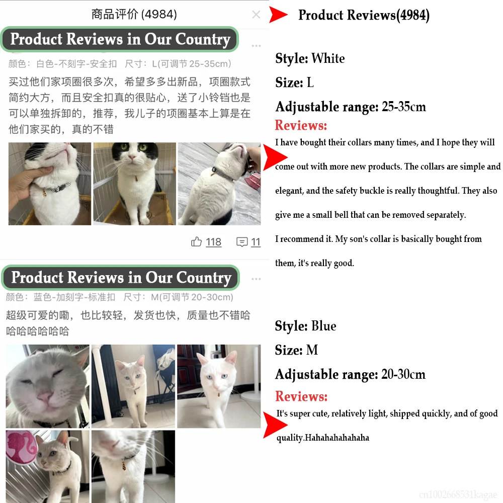 Coleira para Gato e Filhote Ajustável com Gravação Gratuita - Imagem 3