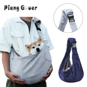 bolsa de transporte transversal para cães e gatos