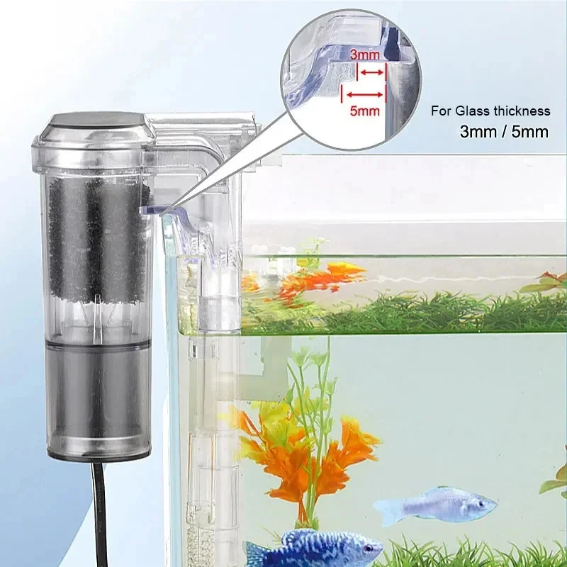 Filtro de Parede para Aquário de até 30cm com Conector USB 2.5W - Imagem 3