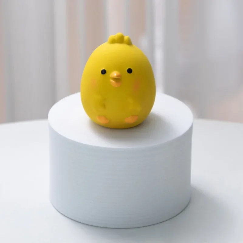Brinquedo de Borracha para Cães Frango Estampado Squeaky - Imagem 6