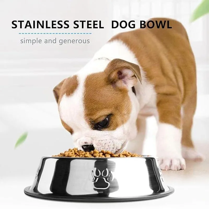 Tigela Inox para Cães e Gatos Antiderrapante Lavável na Lava-Louças - Imagem 3