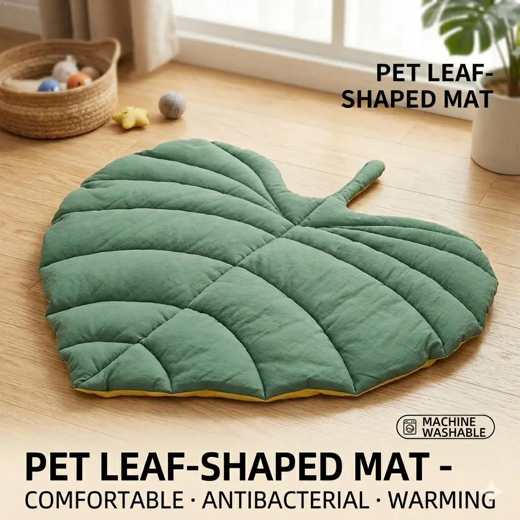 tapete folha para cães e gatos
