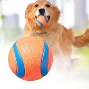bola de borracha sólida para cães