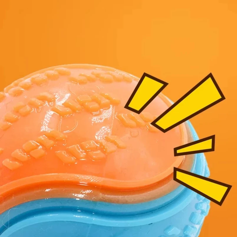 Brinquedo Bola para Cães de TPR 6,5 cm para Limpeza dos Dentes - Imagem 2