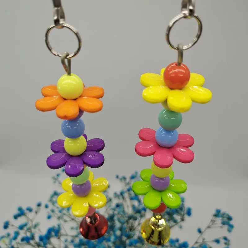 Brinquedo para Pássaros e Pequenos Pets de Acrílico com Sino - Imagem 3