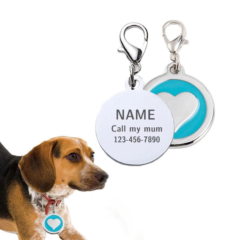 Etiqueta de Identificação para Cães de Metal Personalizável com Gravação a Laser - Image 6