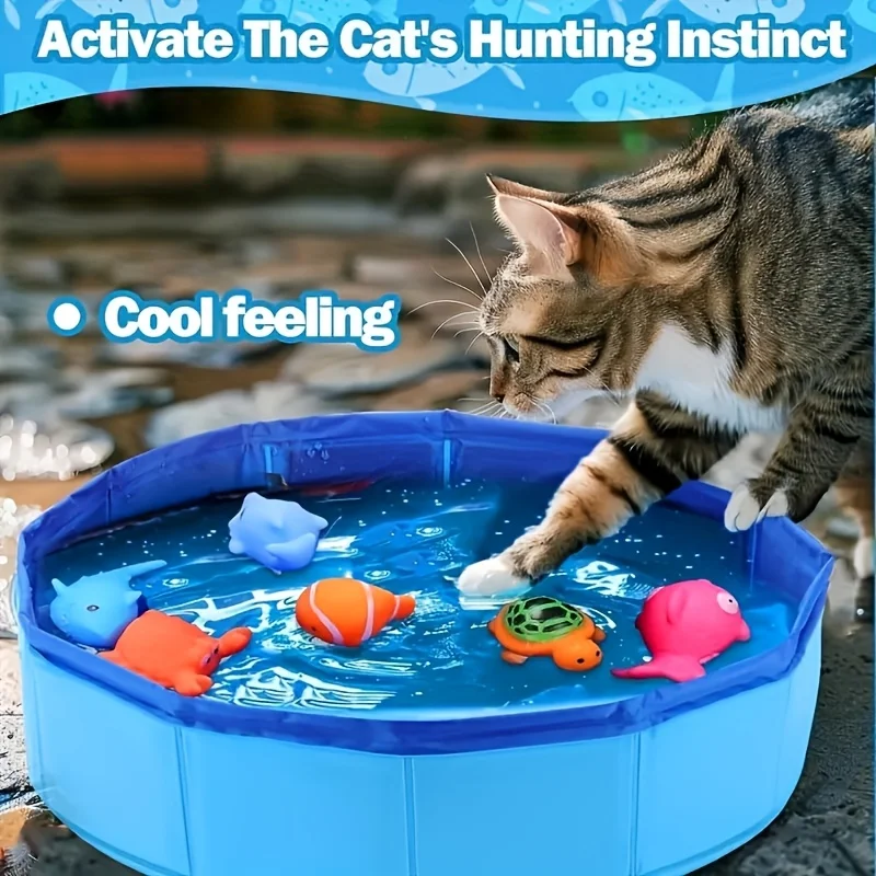 piscina dobrável para cães e gatos