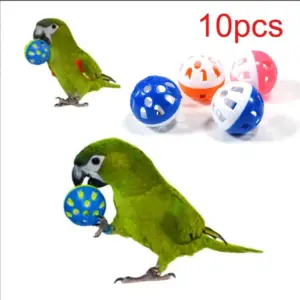 brinquedo para pássaros bola com sino