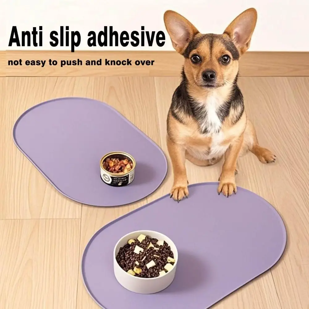 Tapete de Silicone para Comedouro de Pets com Borda Elevada - Imagem 2