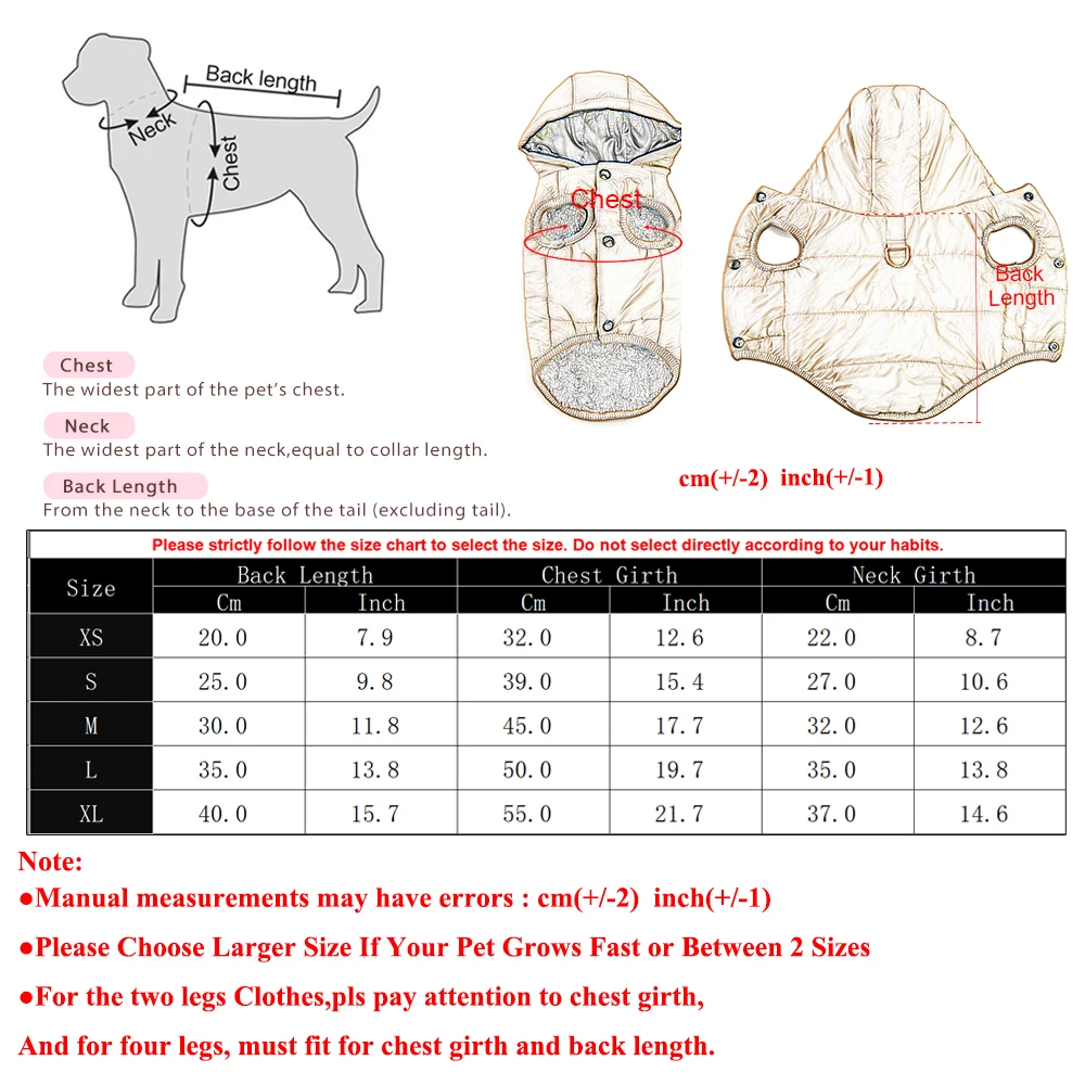 Casaco de Lã com Capuz para Cães Pequenos e Médios com Anel D - Imagem 6