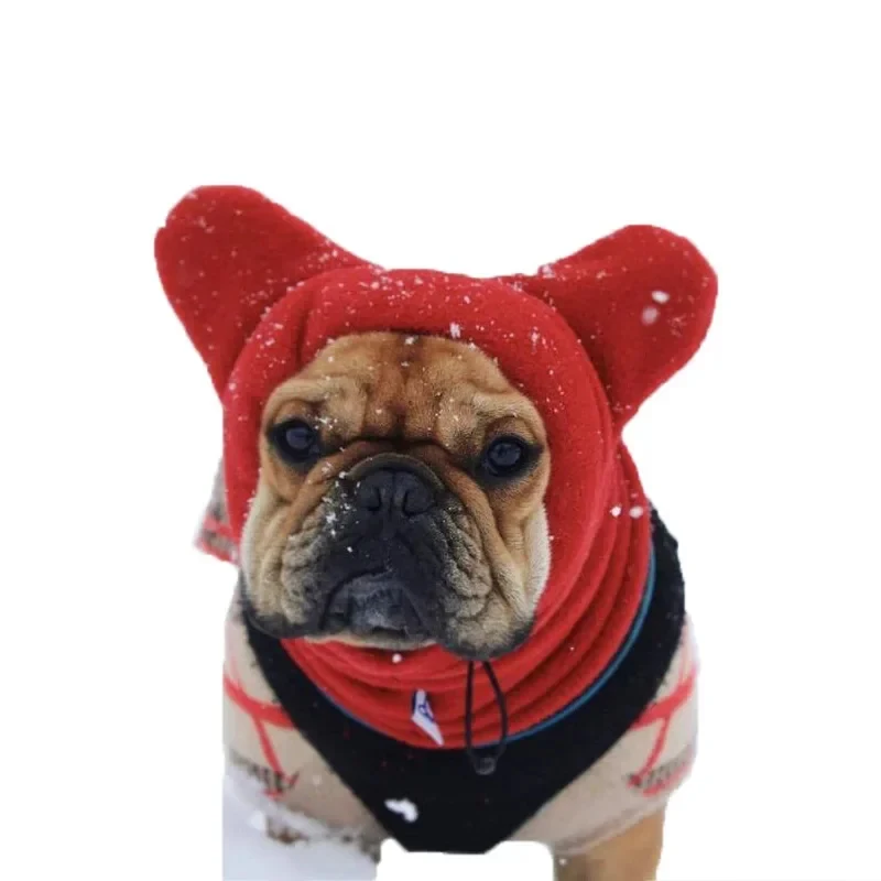 Chapéu de Morcego para Cães Ajustável em Lã - Image 6