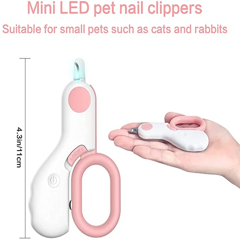 Cortador de Unhas para Cães e Gatos com Luz LED Integrada - Imagem 6