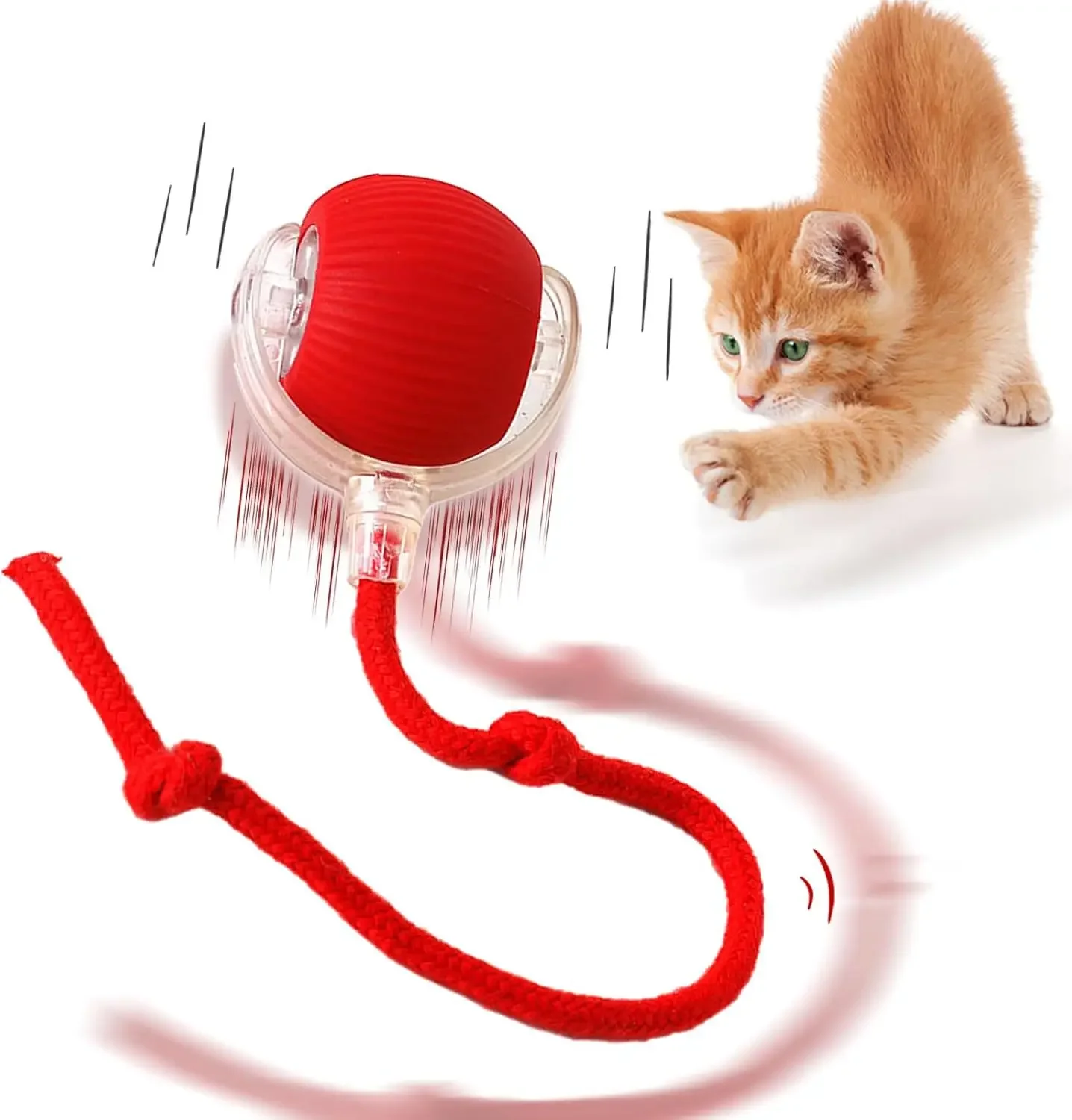 bola interativa para gatos recarregável