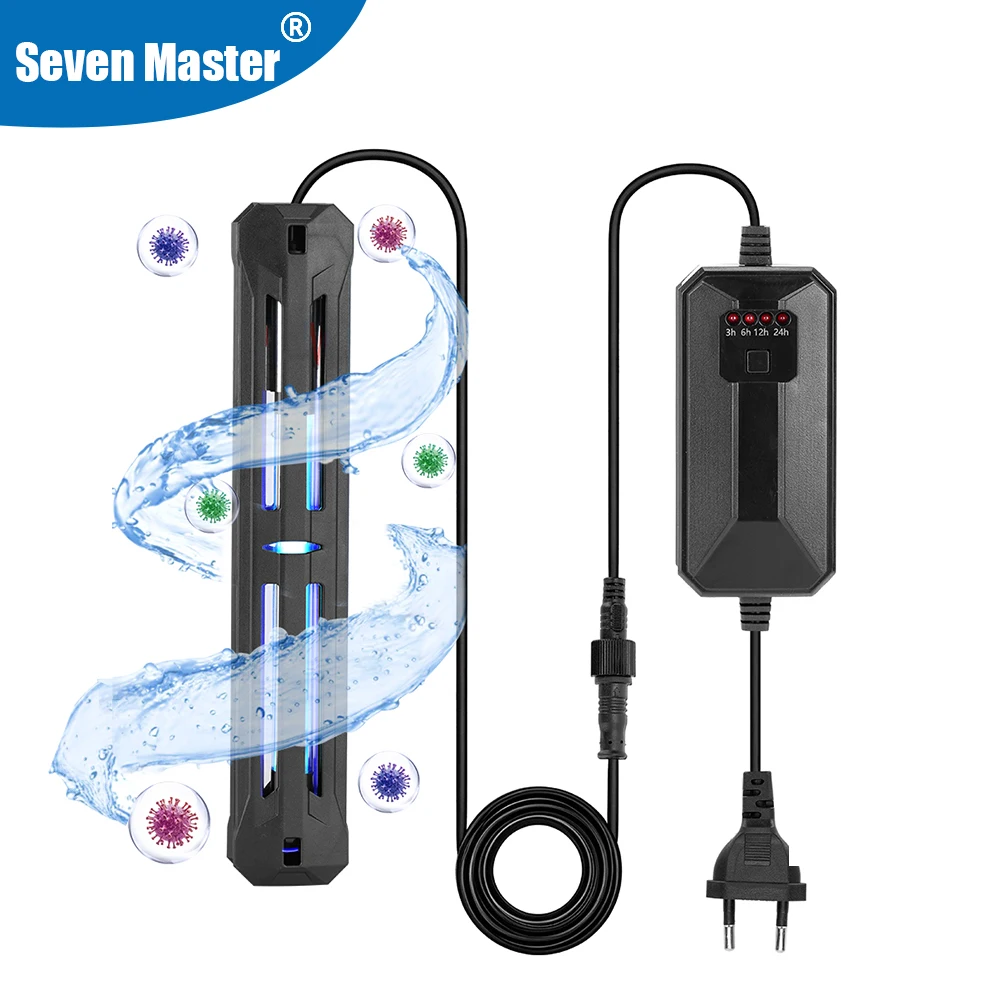 lâmpada UV submersível para aquário