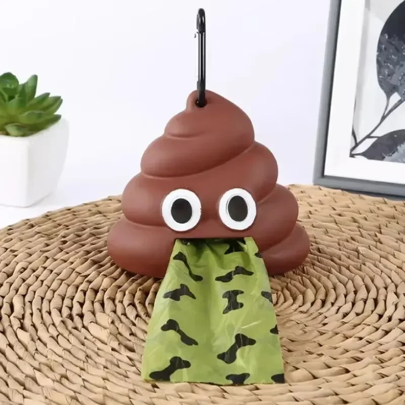 Dispensador de Sacos de Coleta para Cães de Vinil 9x8x5 cm com Clipe - Imagem 3