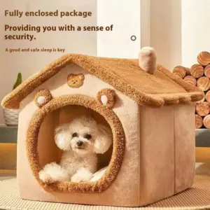 cama toca para cães e gatos removível