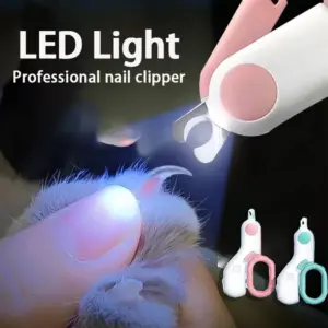 cortador de unhas para cães e gatos com luz led