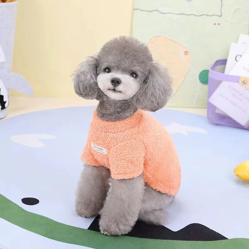Camisola para Cães Pequenos de Pelúcia Inverno - Imagem 5