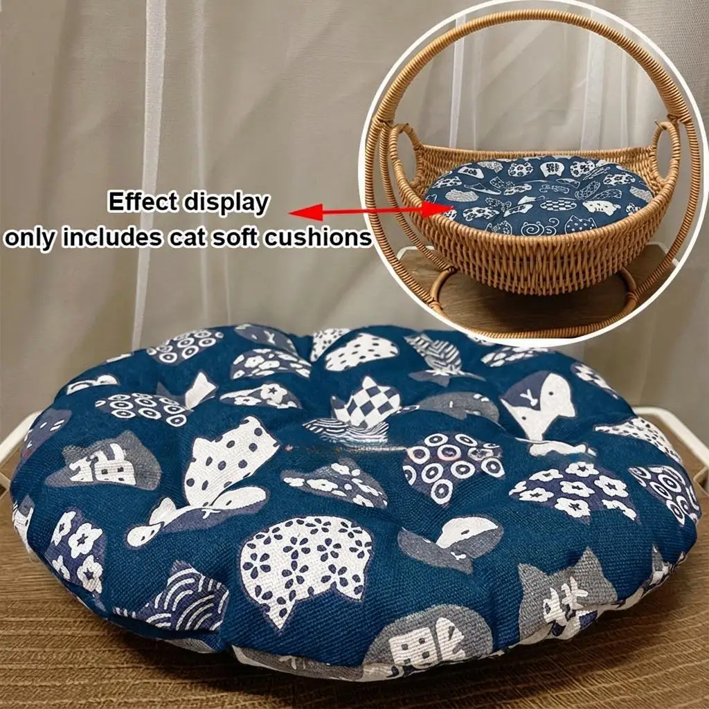 Cama Redonda para Gatos e Cães Pequenos 40 cm Portátil - Image 2