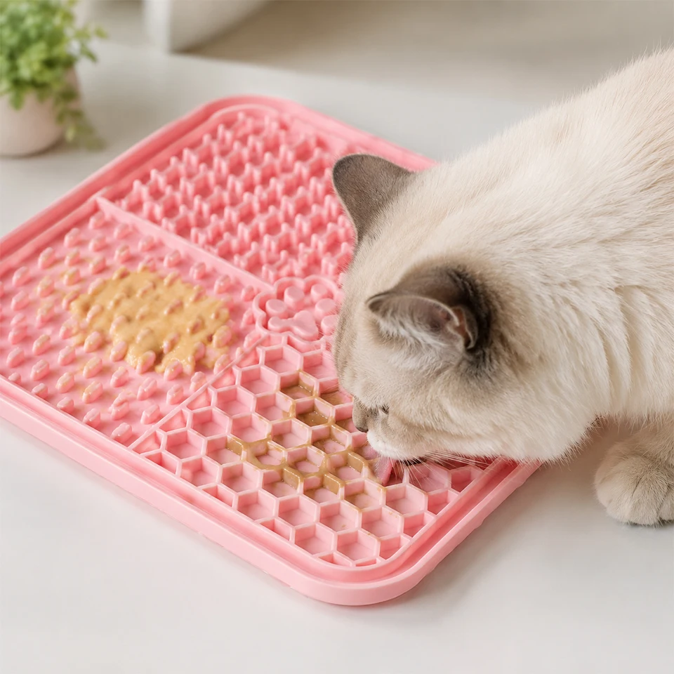 Tapete de Alimentação Lenta para Cães e Gatos de Silicone com Ventosas - Image 6