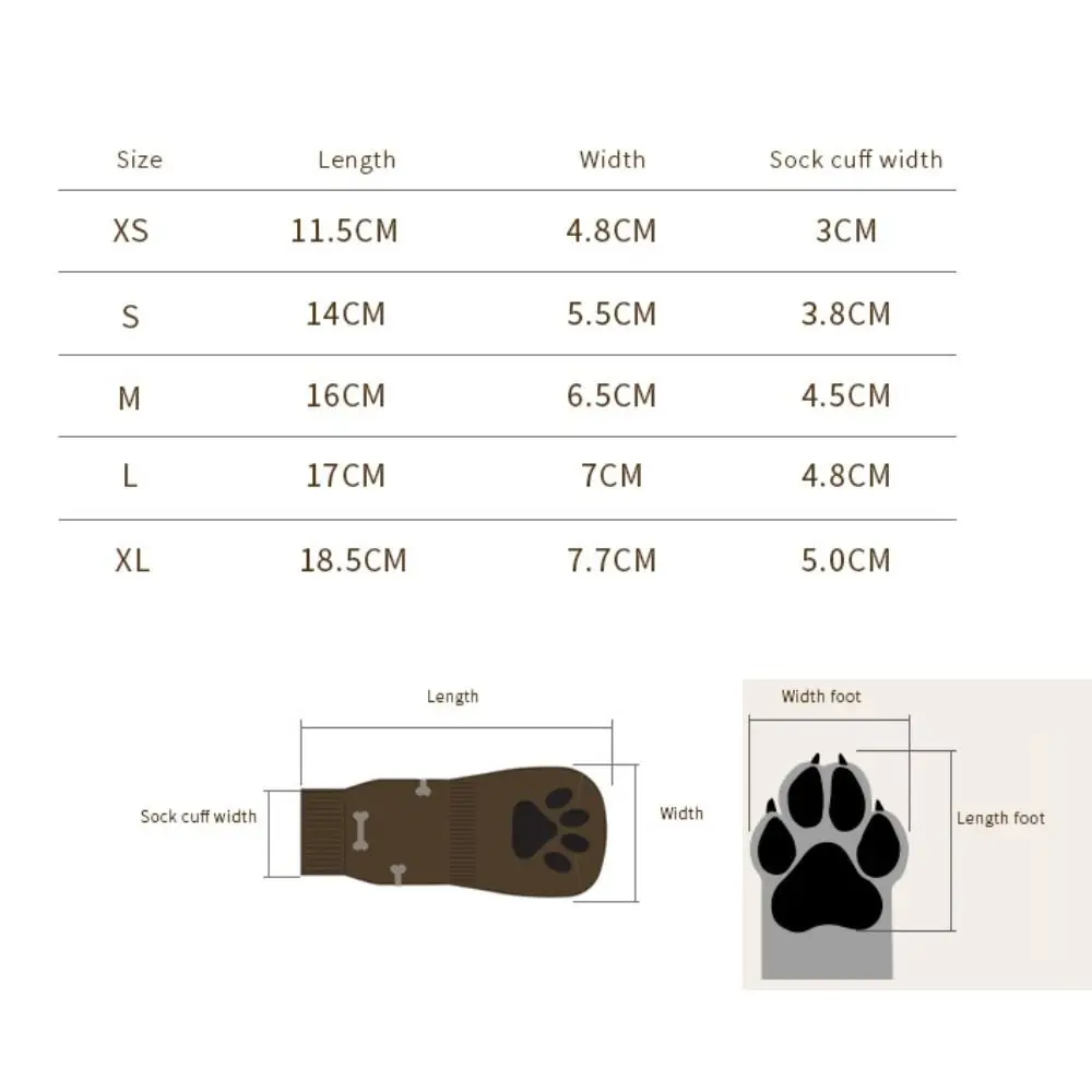 Meias Antiderrapantes para Cães de Algodão com Faixa Ajustável - Image 4