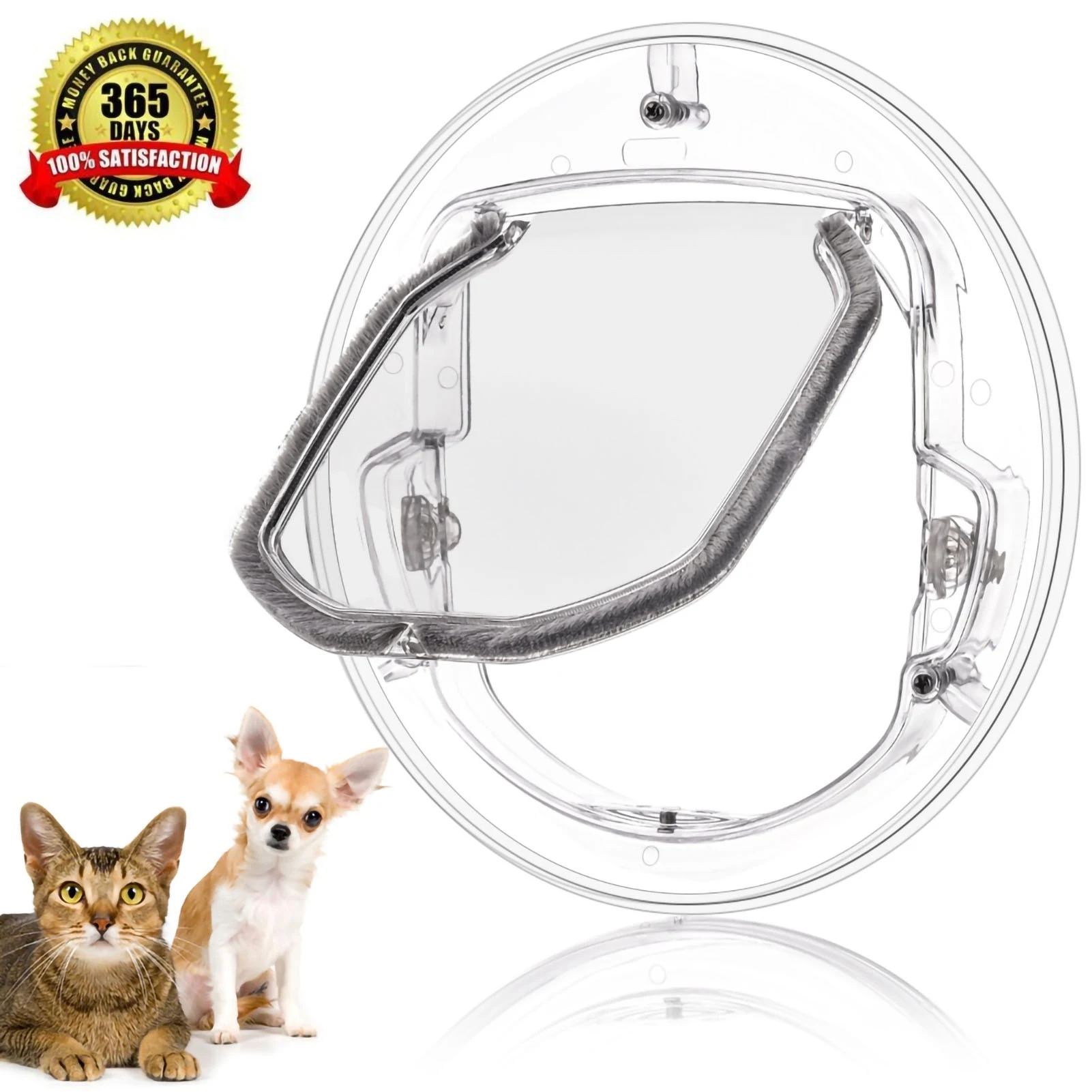 Porta Flap para Gatos e Cães Pequenos com Trava de 4 Posições - Imagem 3