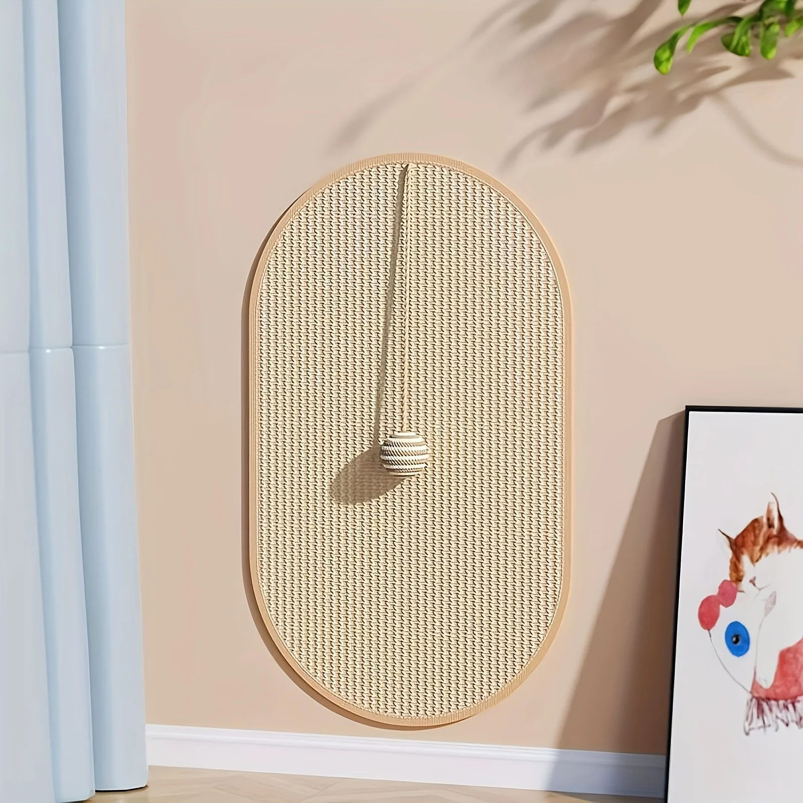 Arranhador para Gatos de Sisal com Brinquedo para Sofá - Imagem 4
