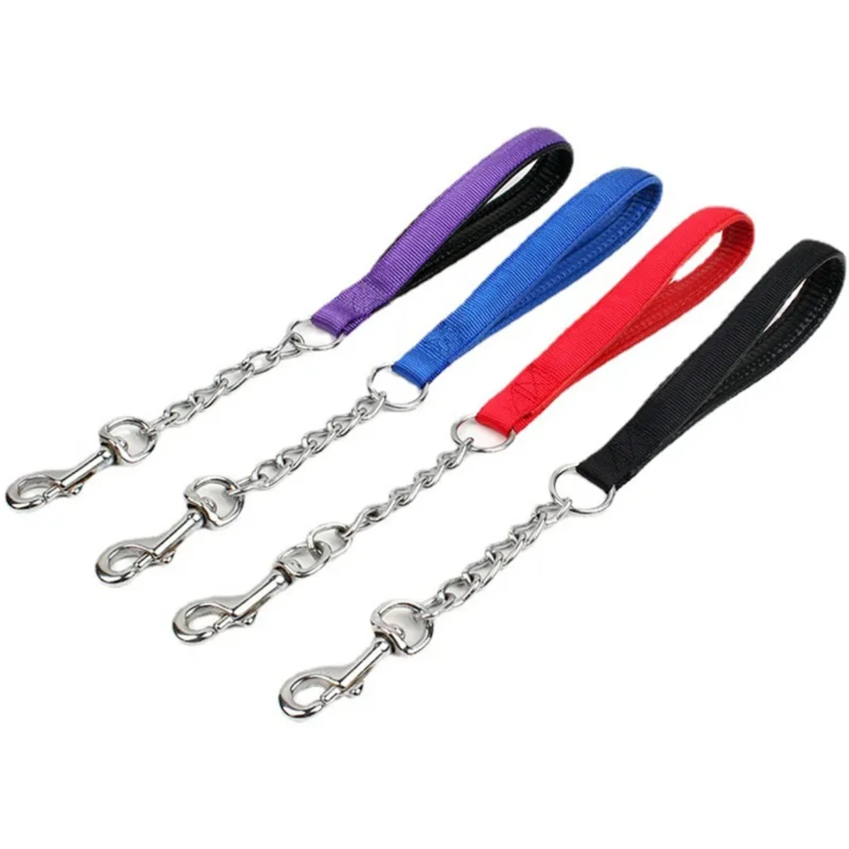 Trela de Aço Inoxidável para Cães Grandes Anti-Mastigação - Image 2