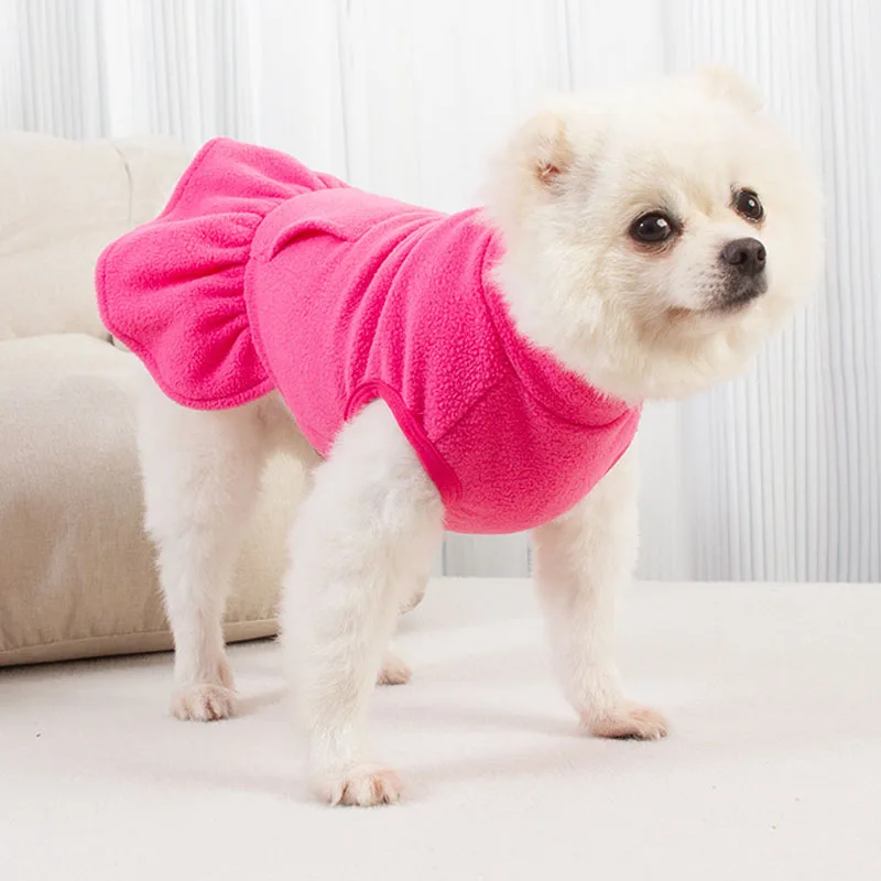 Casaco de Lã para Cães Pequenos Vermelho e Rosa com Medidas Variadas - Imagem 3