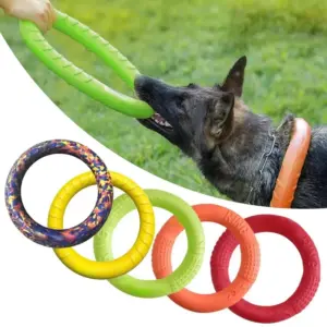 brinquedo anel para cães de eva flutuante