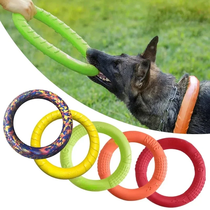 brinquedo anel para cães de eva flutuante