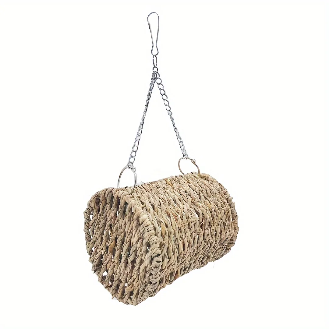 Ninho Túnel de Grama para Hamster e Pássaros de Pendurar - Imagem 5