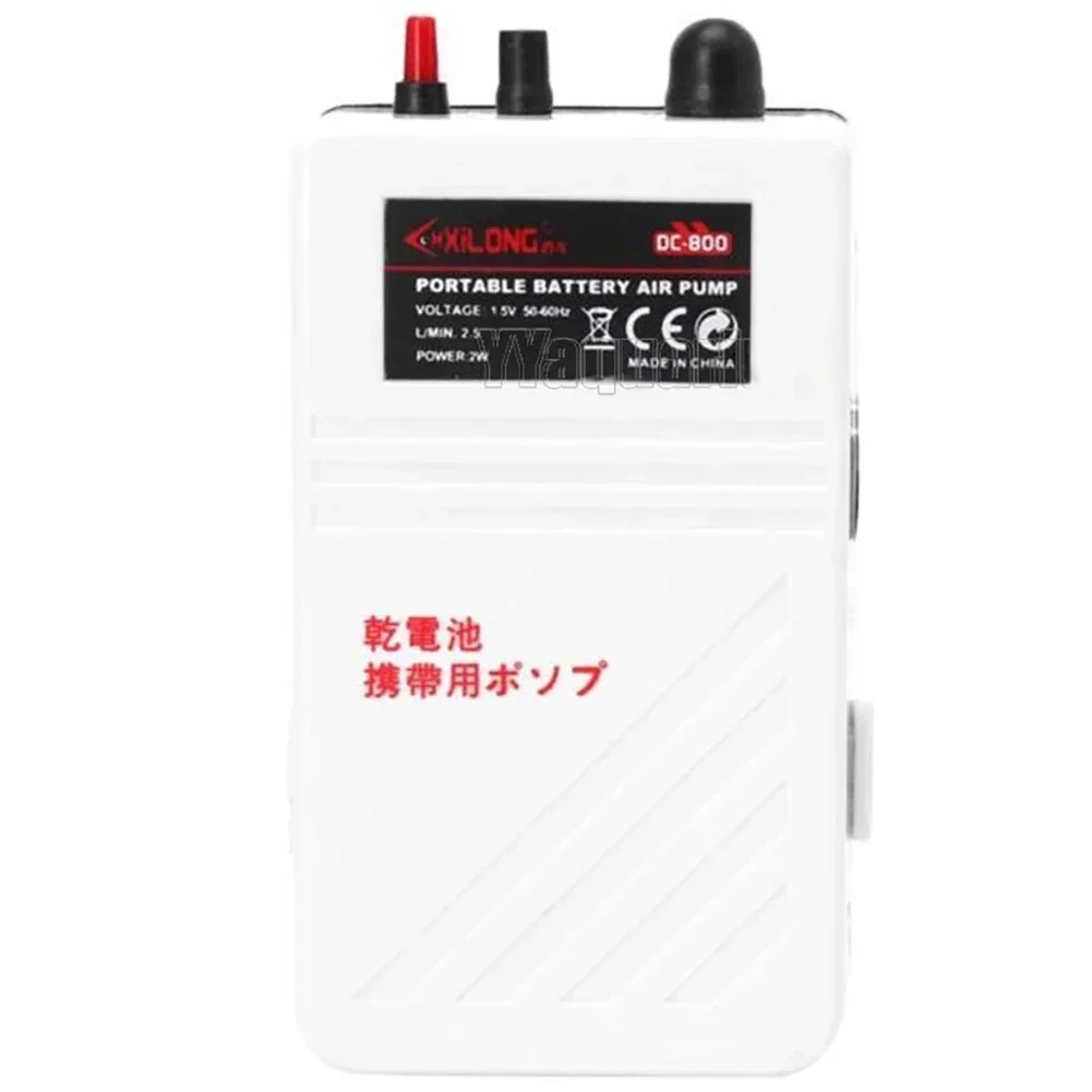 Bomba de Ar para Aquário Portátil DC800 com 2,5 L/min a Pilha - Image 6