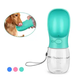 garrafa de água portátil para cães e gatos